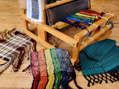 Four-Harness Rigid Loom Weaving with Katie Weaver