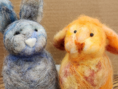 Needle Felt a “Dust Bunny”