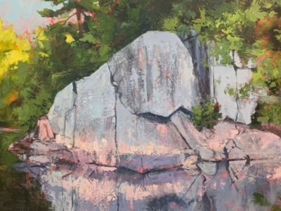 Painting the Adirondack Rocks with Holly Friesen